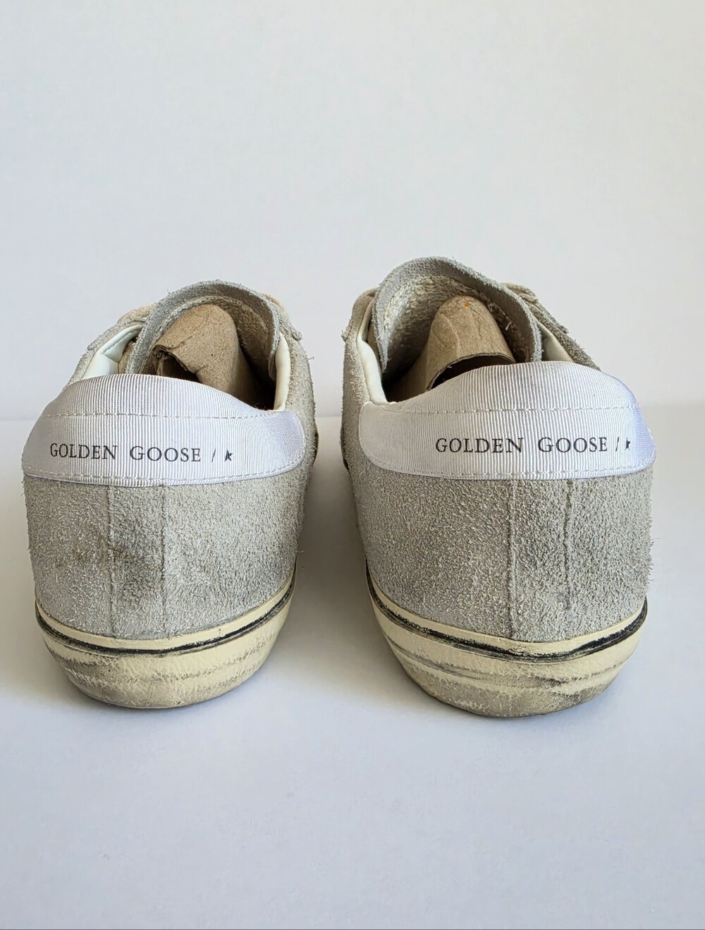 Golden Goose Superstar Black Gray Leather Sneakers Size 43 EU Men - Picture 9 of 9